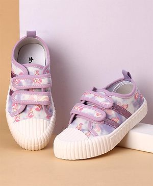 Cute Walk by Babyhug Casual Shoes Velcro Closure - Purple