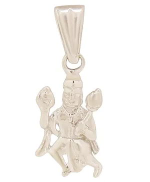 Taarose by Osasbazaar 925 Sterling Silver Hanuman ji Pendant and Chain Set for Kids - 92.5% Pure BIS Hallmarked - Silver