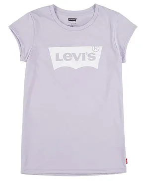Levi's® Short Sleeves Logo Placement Printed Tee - Purple