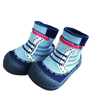 U-grow Baby Anti-Skid Breathable Soft Socks Shoes  Blue