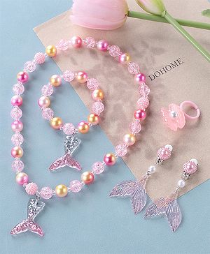 Babyhug  Free Size Jewellery Set  -Pink