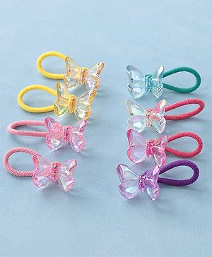 Babyhug Rubber Bands & Scrunchies Sets Free Size - Multicolour