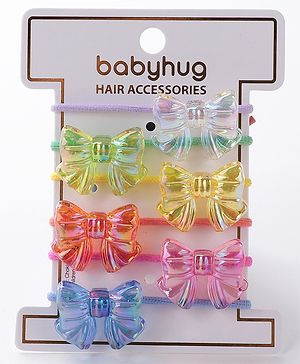Babyhug Rubber Bands & Scrunchies Sets Free Size - Multicolour