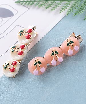 Babyhug Hair Pins And Clips Set Free Size - Multicolor