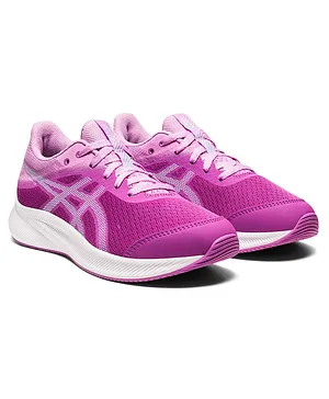 Asics Kids Patriot 13 GS Performance Running Shoes - Orchid Soft Sky
