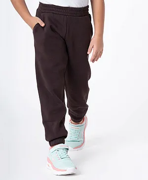 Mode by Red Tape Solid Joggers - Brown