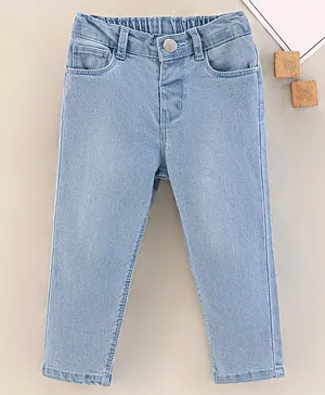 KIDS FASHION Trousers Embroidery NoName jeans discount 94% Blue 18-24M 