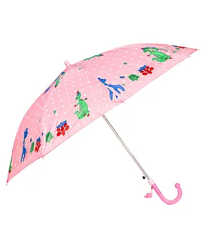 Fiddlerz Cartoon Printed Umbrella with Whistle Rain Windproof Large (Color May Vary)