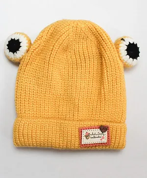 Qvink Animal Ear Design Cap - Yellow
