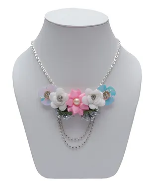 Daizy Flowers Chain Necklace - Multi Color