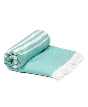 Mush 100% Bamboo Turkish Towel Ultra Soft Light Weight & Quick Dry Towel for Bath Beach Pool Travel Spa and Yoga - Turquoise