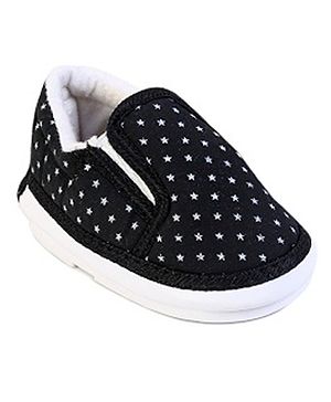 Chiu Star Printed Booties - Black