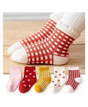 MOMISY Regular Length Socks Pack of 5 - Multicolour