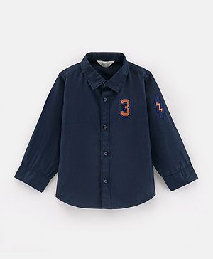 Bonfino Full Sleeve Shirt Number Patch - Navy