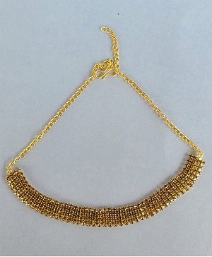 Tiny Closet Stone Necklace - Golden