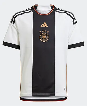 Adidas Kids Half Sleeves Dfb H Jsy Y Jersey - White