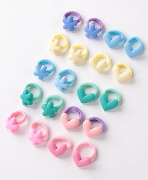 Babyhug Rubber Bands Sets Pack Of 20 - Multicolor - Free Size Multi Color