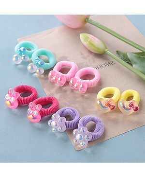 Babyhug Rubber Bands & Scrunchies Sets Pack of 5 - Multicolour