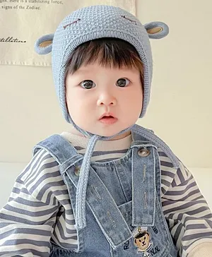 Ziory Sleepwear Beanie Cap - Blue