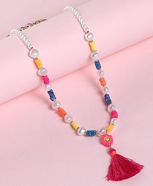 Babyhug  Bead With Tassel  Neck Piece  - Multicolour