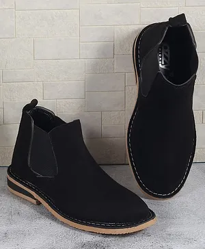 Jazzy Juniors Solid Boots - Black