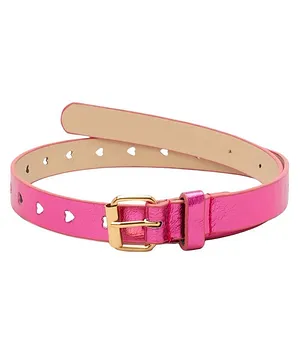 Pink S WOMEN FASHION Accessories Belt Pink discount 65% Guess Painted textured pink belt 
