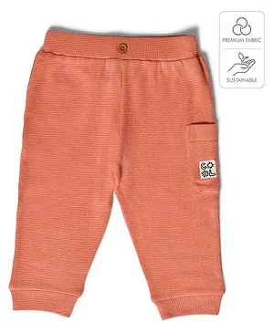 Mi Arcus 100% Cotton Waffle Pyjama - Tawny Orange