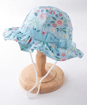 Bonfino Bucket Hats Free Size Floral Print  - Multicolour