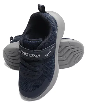 Skechers Selectors Velcro Closure Casual Shoes - Navy Blue