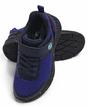 Skechers Microspec Casual Shoes With Velcro Closure - Navy Blue