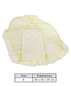 Babyhug Portable Baby Mosquito Net Small  - Yellow