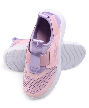 Skechers Skech Fast Daring Vision Casual Slip On Shoes - Pink and Violet