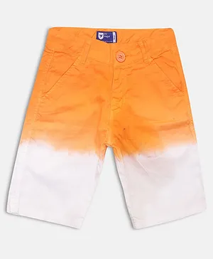 612 League Tie & Dye  Button Down Shorts - Orange
