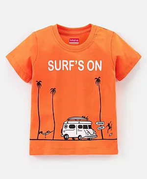 BABYHUG BOYS HALF SLEEVES T-SHIRT WITH PRINT