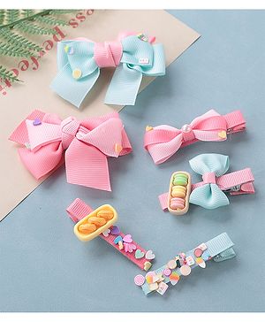 Babyhug Bow & Butterfly Clips Pack of 6 - Multicolor