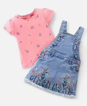 DIY Old Jeans into Pinafore Baby Frock Best Use of Old Jeans  YouTube