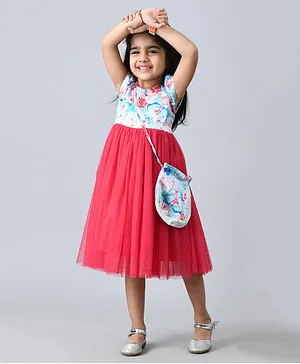 Mqatz Nữ Hoa Wedding Dress trẻ em màu hồng tiệc sinh nhật trang phục công  chúa bé Evening Gala trang phục mùa hè tutu Gown l5502 - MixASale
