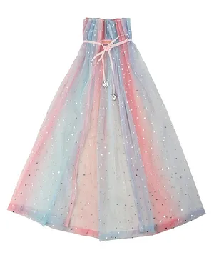 Aye Candy Princess Birthday Dressup Cape - Pink Blue