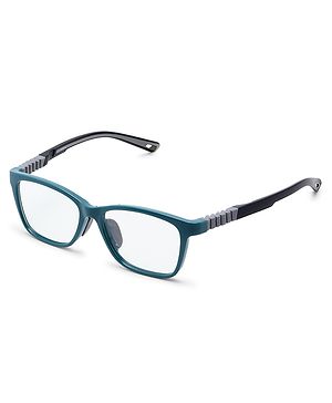 Intellilens 49-15-130 Wayfarer Zero Power & Anti Glare Blue Light Computer Glasses - Green