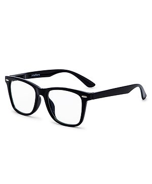 Intellilens 47-15-130 Wayfarer Zero Power & Anti Glare Blue Light Computer Glasses - Black