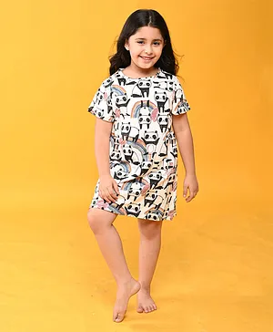 Shreesha Lifestyle Toddler Girls Floral Print Ruffle Trim Fancy Frock Buy Girls  Dresses  Frocks online