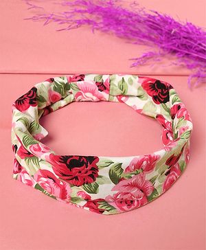 Melbess By Yellow Chimes Knot Detail Turban Headband-Multi Colour