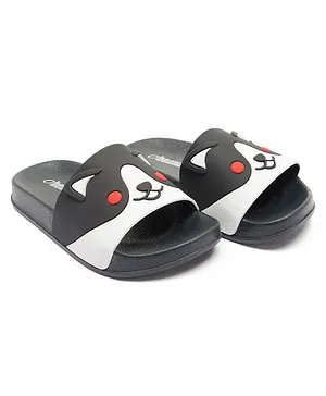 Beanz Bear Design Sliders-Navy Blue