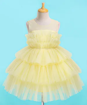 Mark & Mia Sleeveless Party Dress - Yellow