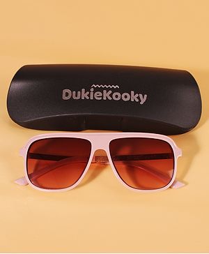 DukieKooky UV Protected Lens Sunglass With Case - Pink