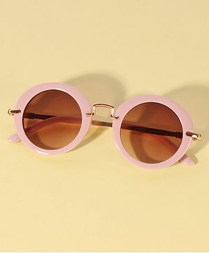 DukieKooky Round Sunglasses With UV Protected Lens - Pink