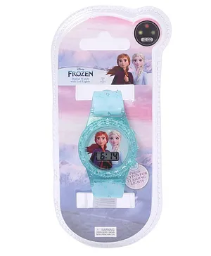 Disney Frozen Free Size Digital Watch- Blue