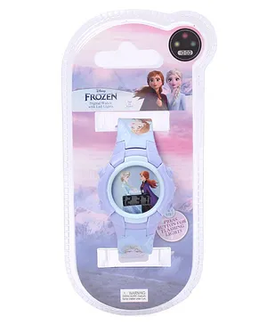 Disney Frozen Free Size Digital Watch- Blue