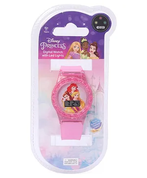 Disney Princess Free Size Digital Watch- Pink