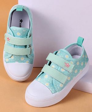 Cute Walk by Babyhug Velcro Closure Casual Shoes - Green